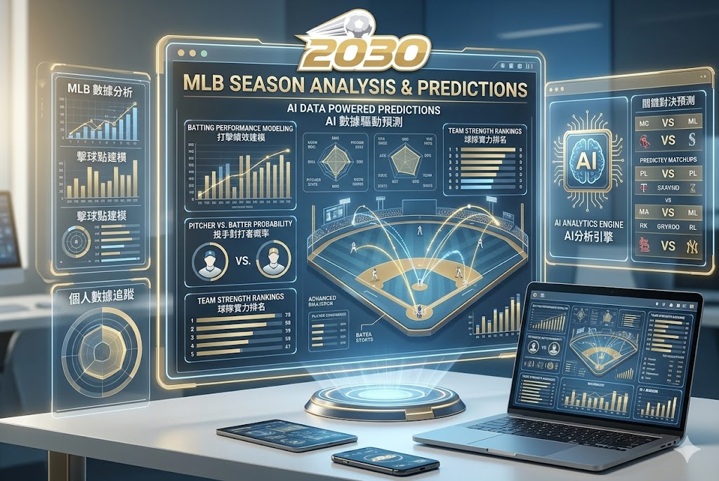 2026 MLB AI 智能分析預測：大數據解構今日賽程、球員戰力與即時盤口