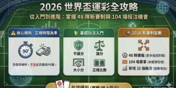 2026世足運彩投注全攻略：新手教學、賠率分析與線上購買祕訣